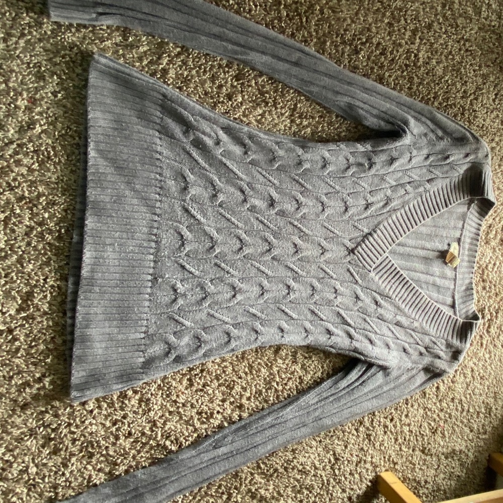 Gray sweater